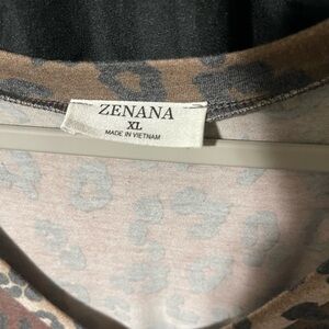 Zenana Leopard Print Maxi Dress